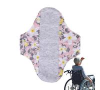 Washable Period Pads - 9.06 Inch Cotton Liner, Reusable Menstrual Guard, Breathable Fiber Mat | Overnight Sleep Protection, High Intensity Gym Session, Daily Offices Professionalism, Dorm Room Living