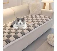 Washable Pet Couch Cover for Dogs Large Grey Sofa Protector Pet-Friendly Furniture Cover 27.5 x 71.5in Dog Bed Sofa Cover & Stylish Protection