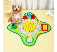 Washable Pet Feeding Nosework, for cat dog sniffing mat puzzle toy snack feeding(C)
