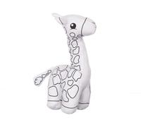 Washable Plush for Colouring, Giraffe, Dino, Dog, Frog, Bear, Creative Toy for Children from 3 Years. Afternoons of Fun, Perfect as a Gift. Rainy Days. (Giraffe)