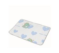 Washable Portable Mat Suitable For Puppies And Cats Suitable For Home Use Made Of Summer Ice Silk Material Suitable For Use In Hot Seasons (Mint Green, 40x30cm)
