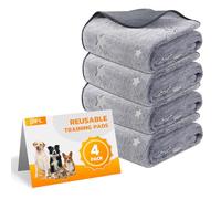 Washable Puppy Pads, 4 Pack Reusable Puppy Training Pad Dog Pee Pad 46x61cm