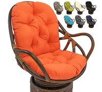 Washable Replacement Cushions for Rocking Chairs, Swivel Garden Seat Cushions, Chair Pads for Recliners and Rockers, Comfortable Outdoor Seating