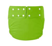 Washable Reusable Cloth Diapers Adult Cloth Diapers Adjustable Adult Diapers Women Incontinence Diaper for Men Underwear Leakproof for Incontinence(Grass Green,Large)