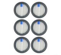 Washable Reusable HEPA Filter and Foam Filter Set Compatible with EDEKA UVC-126735 Vacuum Cleaner, Captures Fine Dust for Clean Fresh Air in Homes with Pets and Children, 6-Pack(6 PACK)