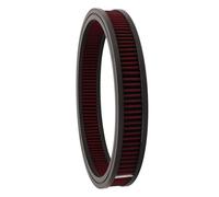 WASHABLE REUSABLE High Flow Round Air Filterfor Hot Rod 14x2in Air Filter (Red)