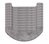 Washable Reusable Microfiber Mop Cloth Kit Compatible with for MOVA S800 E20 Pro Robot Vacuum Cleaner and E20 Plus, Reusable Washing Microfiber Replacement Mop Cloths(10 PACK)