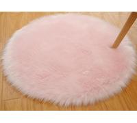 Washable Round Carpet Non-Slip Area Rug for Bedroom Living Room Nursery Study Game Room - Stylish Home Decor, 100cm