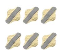 Washable Sanitary Napkins Leak-Proof Waterproof Washable Incontinence Pads Reusable Menstrual Pads Menstrual Incontinence Pads (6 Pierces Yellow)