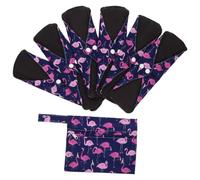 Washable Sanitary Pad with Bamboo Charcoal Fiber for Women | Leak Resistant, Skin Friendly Surface, Secure Fit for Underwear, School Campus Daily Use and Portable Convenience