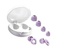 & Washable Silicone Earplugs Designs for Small Ear Canals Offering 50dB Noise Reduction for Sleep & Travel Attach Fit