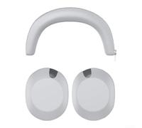 Washable Silicone Headphone Skin for Sony WH-1000XX Series(Light Gray) | Includes two ear pad covers plus one headband wrap, complete protection set, prevents wear on specific for sony models