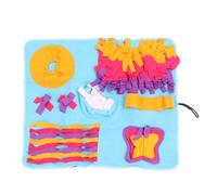 Washable Snuffle Mat for Dogs & Cats | Slow Feeding Mat with Anxiety Relief | Reusable Pet Foraging Toy for Training/Mental Enrichment | 70 x 60cm Fabric Mat