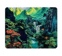 Washable Square Mouse Pad,A Comfortable Gaming Mouse Pads Laptop Computer Mouse Pad with Unique Mountains Cute Mouse Pads Design (Rugged) 11.8"x9.8"