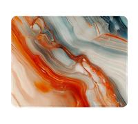 Washable Square Mouse Pad Cloth,A Comfortable Gaming Mouse Pad&Laptop Computer Mouse Pad with Unique Marble Design (Veined Marble) 11.8"x9.8"