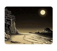 Washable Square Mouse Pad Cloth,A Comfortable Gaming Mouse Pads, Laptop Computer Mouse Pads with Unique Mountains Cute Mouse Pad Design (Picturesque) 9.4"x7.9"