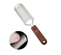 Washable Stainless Steel Foot File Callus Remover, Foot Scrubber and Heel Scraper for Cracked Heels,Foot Grater and Pumice Stone for Feet