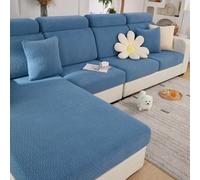 Washable Stretch Anti-Slip Couch Covers for Sectional Sofa - Durable L Shape Furniture Slipcovers, Pet-Friendly, Wear Resistant, Easy to Clean, Perfect for Home Decor