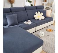 Washable Stretch Anti-Slip Couch Covers for Sectional Sofas - Durable L Shape Furniture Slipcovers, Pet-Friendly, Wear-Resistant Protection for Your Home