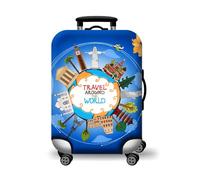 Washable Suitcase Protector Luggage Sleeve Anti-Scratch Protective Cover Dust-Proof for 18-32Inch Suitcase Elastic Cover Protector