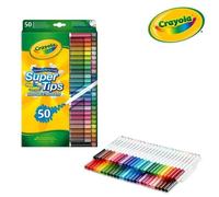 Washable Super Tips Felt Tip Pens 50Pcs Crayola Best Quality