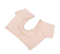 Washable Sweat Shield Vest Breathable Sweat Absorbent Vest Tops Quick Drying Underarm Armpit Moisture Pad Vest for Women Men Yellow Large