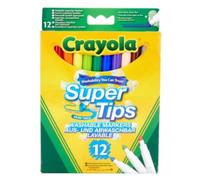 Washable Thick And Thin Markers 12 Colours Crayola