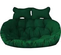 Washable Thick Large Double Persons Wicker Swing Chair 2 Seater Egg Cushion Replacement Waterproof and Sun Resiatant(D,150 * 110cm/59 * 43in)