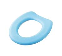 Washable Toilet Seat Cover Waterproof Sticker Foam Cushion V-Shaped Seating Washer Bathroom Implement Home Merchandises(O-Shaped Blue)