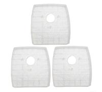 Washable Vacuum Filter, Hepa Replacement Part, Filter Paper, White, 3 Pack, For SilverCrest M690, For WAP W310