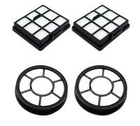 Washable Vacuum Filters, 2 Pack HEPA Replacement for Basics Bagless Cylinder Cleaner 16H-71EU4 VCM43B16H Reusable Dust Container and Rear Engine Filter for Home Cleaning(2 Sets)