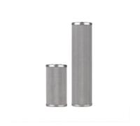 Washable Water Filter Element Parts Replacement High Temperature Resistance Water Purifier Filter Candle 5/10/20"Stainless Steel(10inch-5microns)