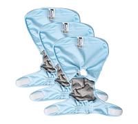Washable Wrap Diapers for Female Dogs Reusable Female Dog Diaper Breathable Female Dog Wraps, Pack of 3