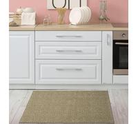 Prague Beige Diamond Heavy Duty Mat, 90Cm X 57Cm