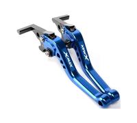 washangshuang Modification for Yamaha Xmax 400/300/250/125 2015-2024 Adjustable CNC Motorcycle Brake Clutch Lever 6-Speed Adjustment(Blu)