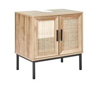Washbasin Cabinet ROSELL Engineered Wood 60 cm 40 cm 60 cm Light Wood
