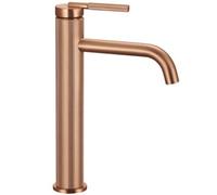 Washbasin Faucet Rea Argon High Brush Copper , Brass