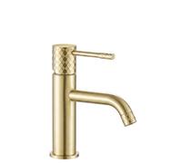 Washbasin Faucet Rea Lungo Low Brush Gold 10X5X19Cm