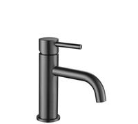 Washbasin Faucet Rea Lungo Low Titanium , Brass