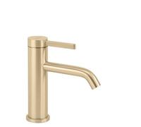 Washbasin Faucet Rea Rivo Low Brush Gold 10X5X16,5Cm
