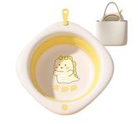 Washbasin Para Bebé,Tina De Lavado Plegable, Plegable Y Plegable Basin with Drawing, Para Lavarse La Cara A Diario, Lavarse Las Manos