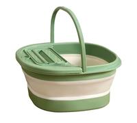 Washbasin - PP TPE 39.5 cm 39.5 x 34 x 19 cm | Foldable Foot Support with Non-Slip Base, Massage Therapeutic Points, Design with Handle, Phone Holder | Spa Relax Elderly Women