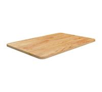 Washbasin Top, Light Brown, 60 x 40 x 1.5 cm, Solid Wood Top, Oak, Scratch-Resistant, Waterproof, Can Be Cut to Size, for Bathroom, Kitchen, Workbench, DIY