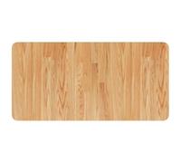Washbasin Top, Light Brown, Solid Oak Wood, 80 x 40 x 2.5 cm, Waterproof, Scratch-Resistant, Can Be Cut to Size, for Bathroom, Kitchen, Workbench, DIY