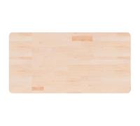 Washbasin Top, Solid Oak, 100 x 50 x 1.5 cm, Untreated Wooden Top, Kitchen Worktop, Cut to Size, Table Top, Bathroom, Workbench Top
