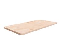 Washbasin Top, Solid Oak, 100 x 50 x 2.5 cm, Untreated, Wooden Panel Cut for Kitchen, Bathroom, Workbench Top, Scratch-Resistant, Waterproof, Heat Resistant, Table Top, DIY Cooking Island