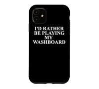 Washboard Apparel - Funny Washboards Musician Design Case for iPhone 11