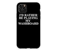 Washboard Apparel - Funny Washboards Musician Design Case for iPhone 11 Pro Max