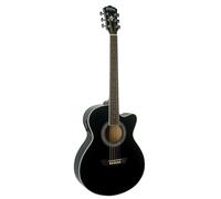 Washburn EA12B Festive Series Mini Jumbo Cutaway Acoustic Electric Guitar
