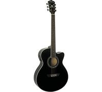 Washburn EA12B Festive Series Mini Jumbo Cutaway Acoustic Electric Guitar